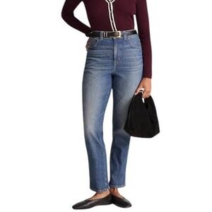 Madewell Womens The Curvy Perfect Vintage Jean‎ High Rise Medium Wash 32 Tall